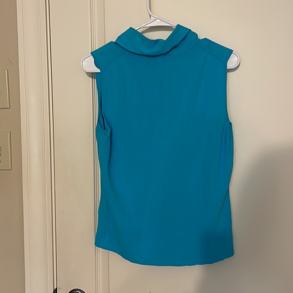 Turquoise Cowl Neck Top - Picture 3 of 3